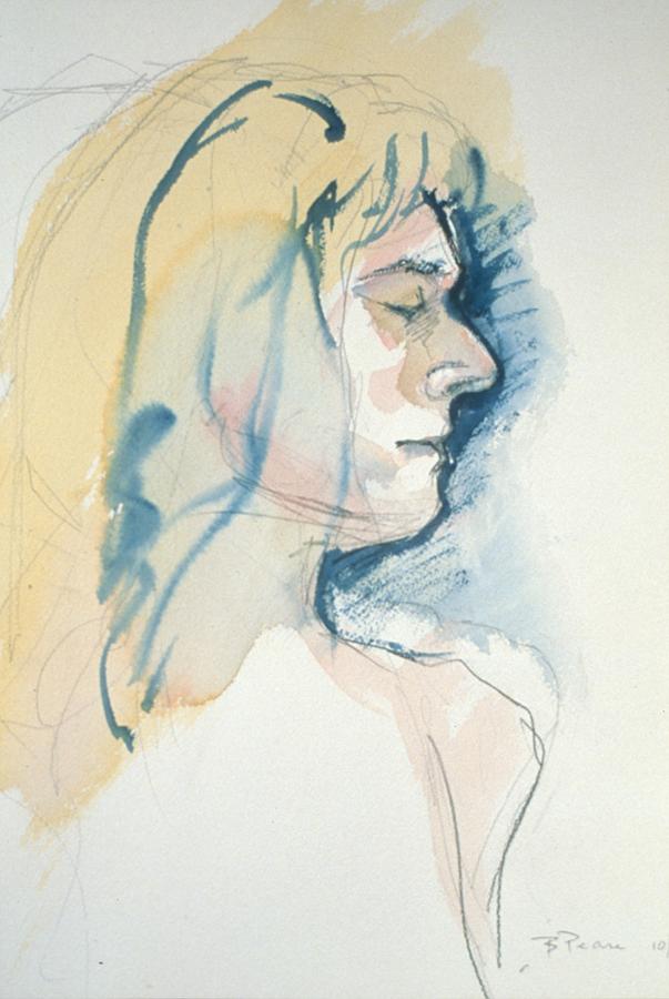 Five minute profile Painting by Barbara Pease