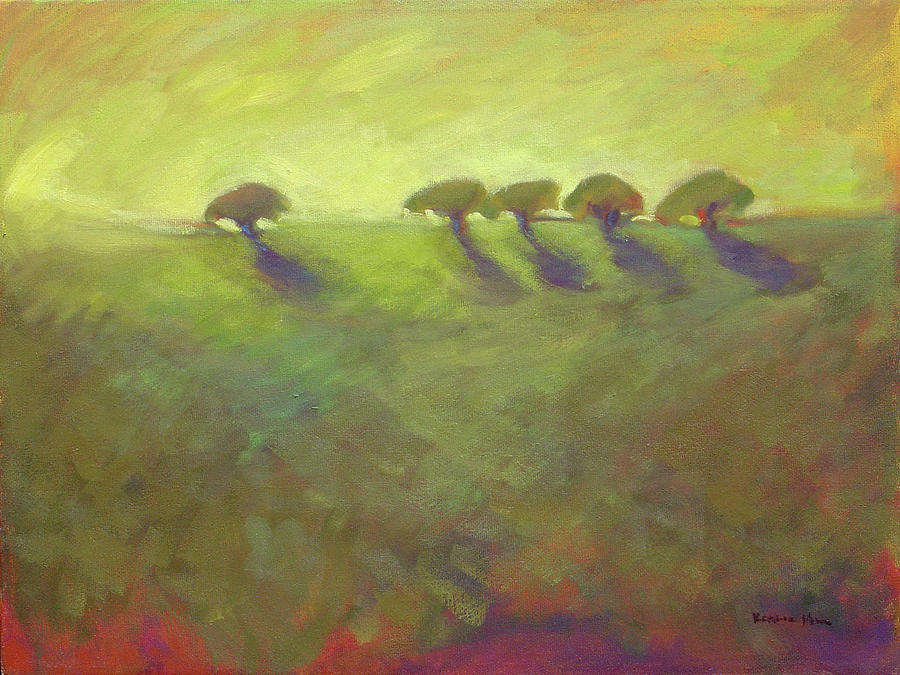Five Oaks Painting by Konnie Kim