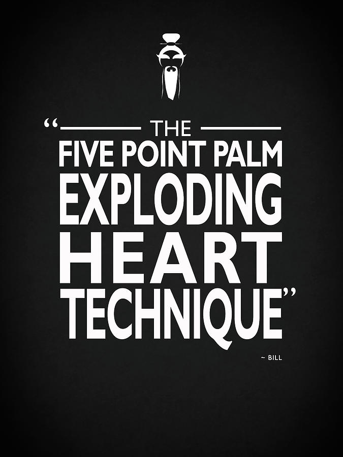 Kill Bill Photograph - Five Point Palm Exploding Heart Technique by Mark Rogan
