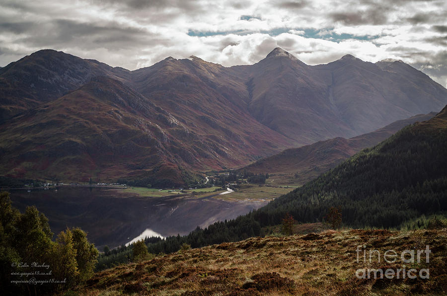 Landscape Photograph - Five Sisters of Kintail by Gaspix15