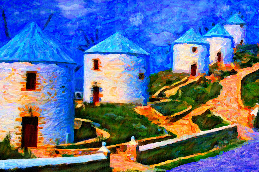 Five Windmills by Chuck Mountain Five Windmills by Chuck Mountain