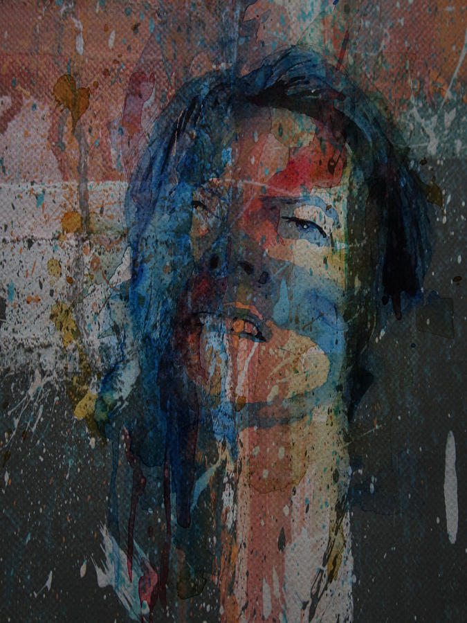 David Bowie Painting - Five Years by Paul Lovering