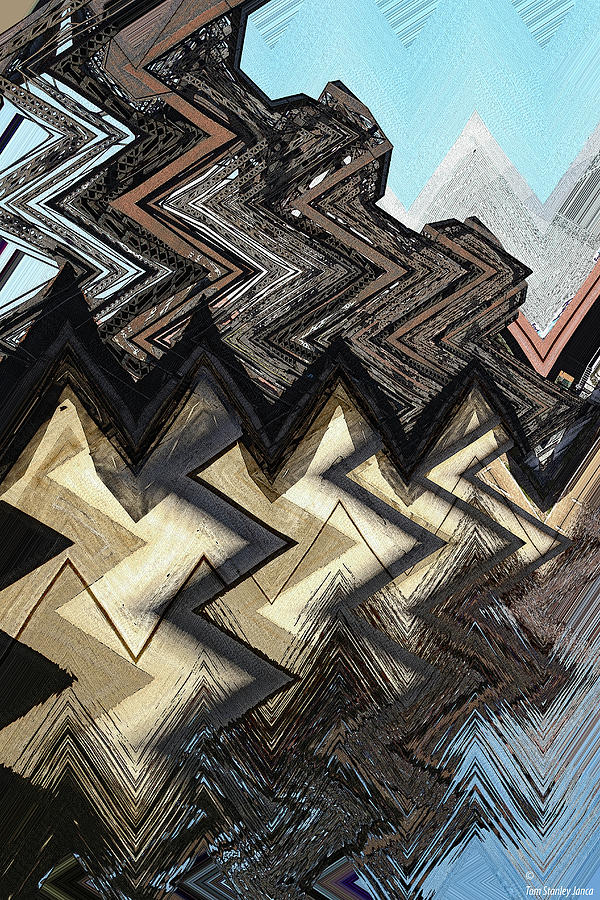 Five Textures Janca Abstract Digital Art by Tom Janca