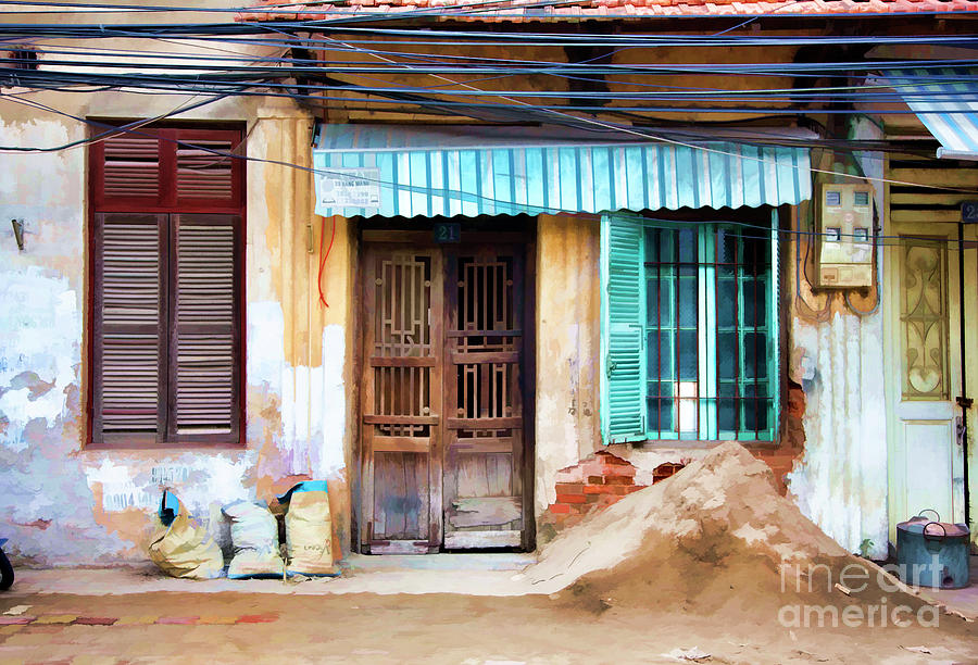 Fixer Upper Vietnam Home Digital  Photograph by Chuck Kuhn