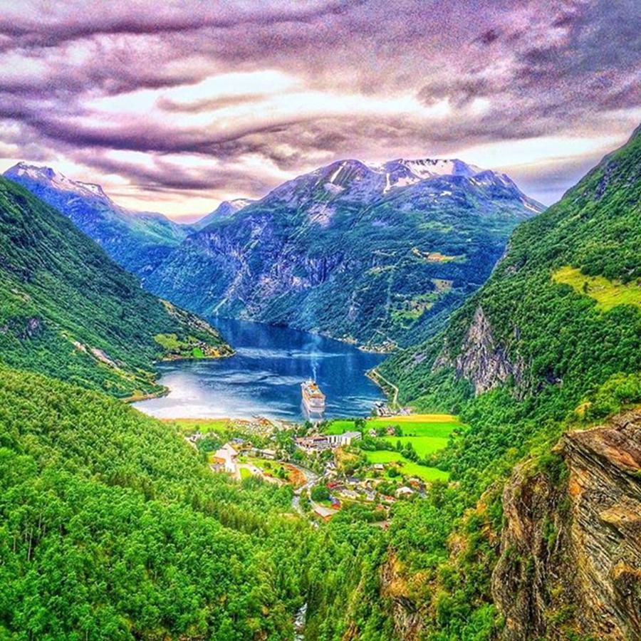Norwegen Photograph - #fjord #fjordscape #norwegen by Thomas Lindauer