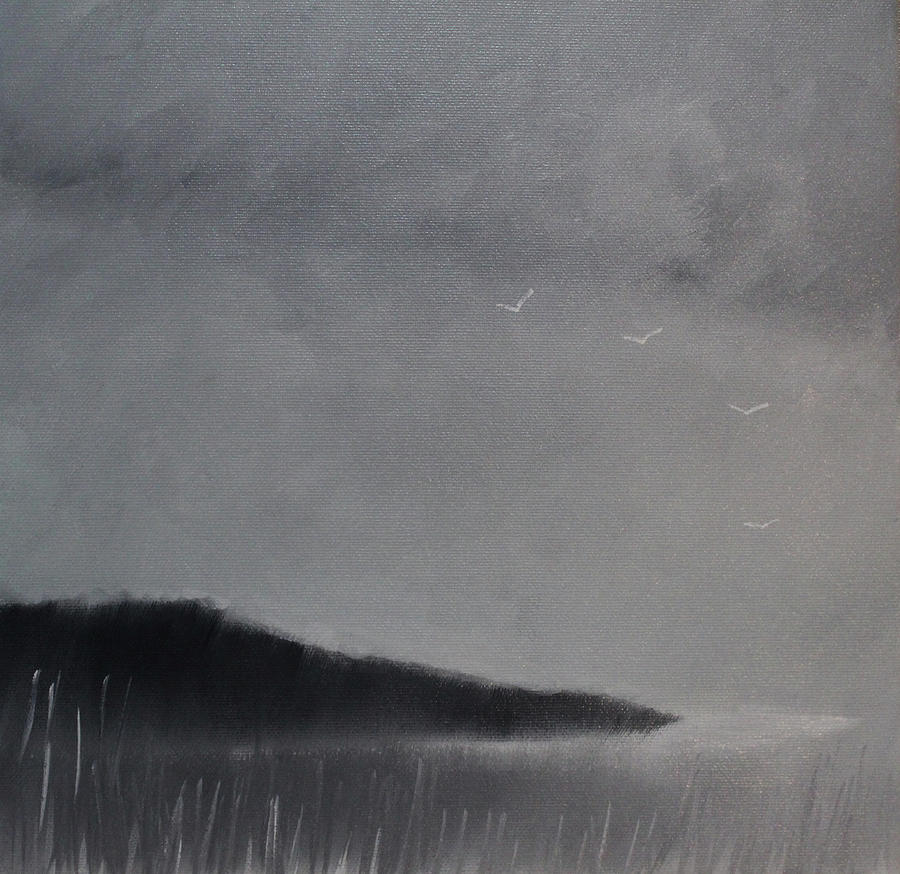 Fjord landscape Painting by Tone Aanderaa