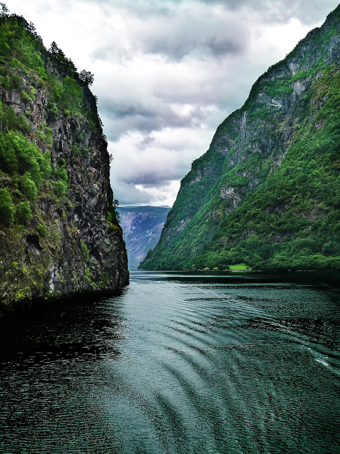 Fjord Rising from the Depths Photograph by Norma Brandsberg