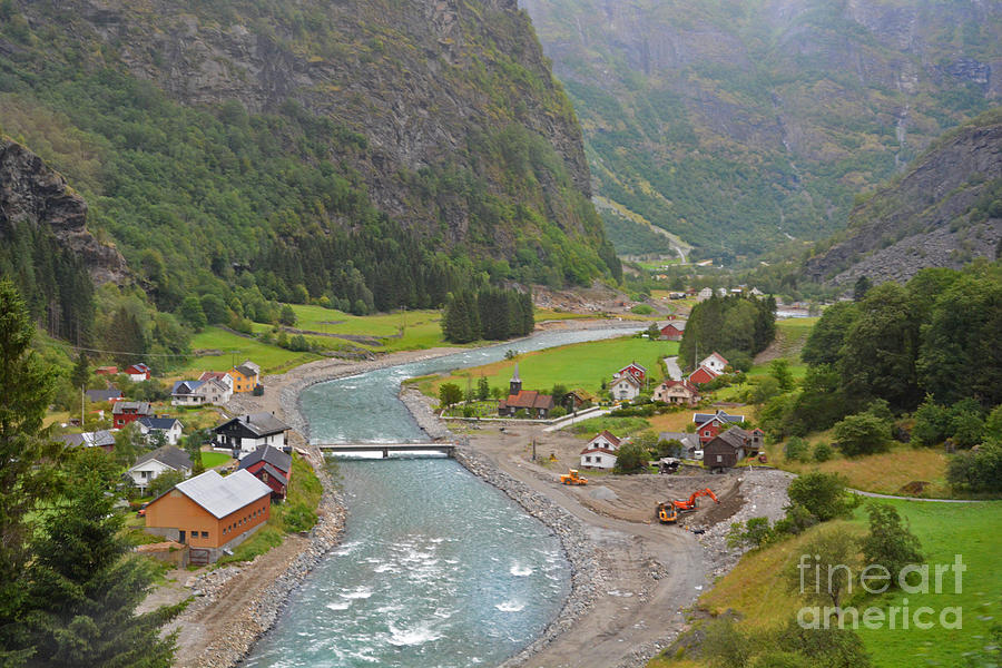 Fjord Village Photograph by Andrea Simon