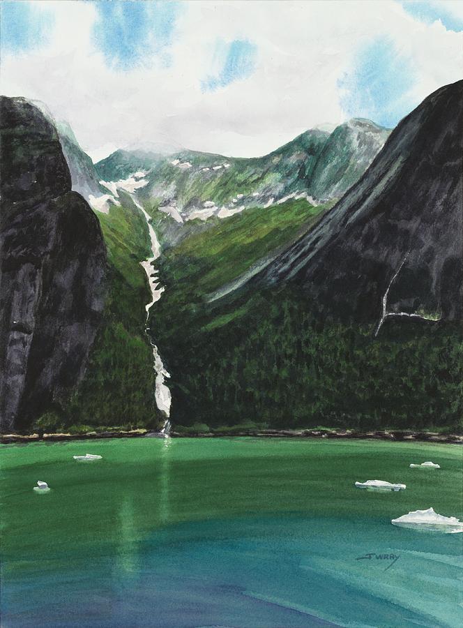 Alaska Painting - Fjords of Tracy Arm, Alaska by Johanna Wray