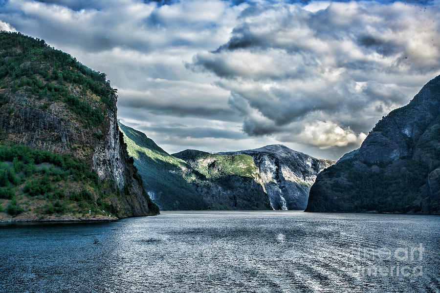 Flaam Fjord Photograph by Shirley Mangini