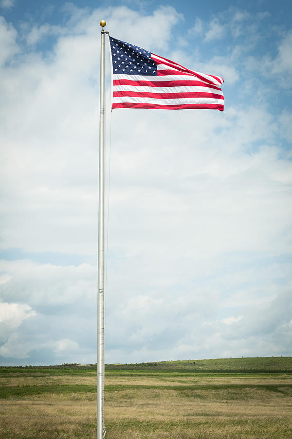 Flag at 93 Photograph by Tim Fitzwater