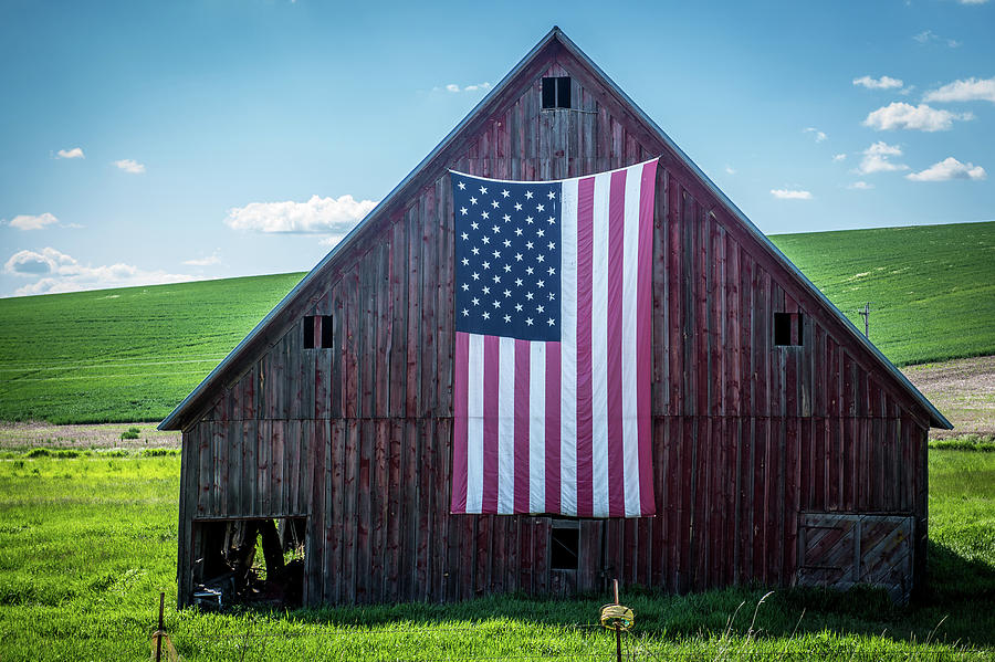 Flag Barn Photograph by Paul Freidlund