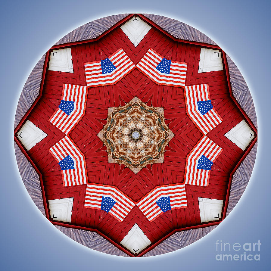 Flag Digital Art by Kathy Strauss