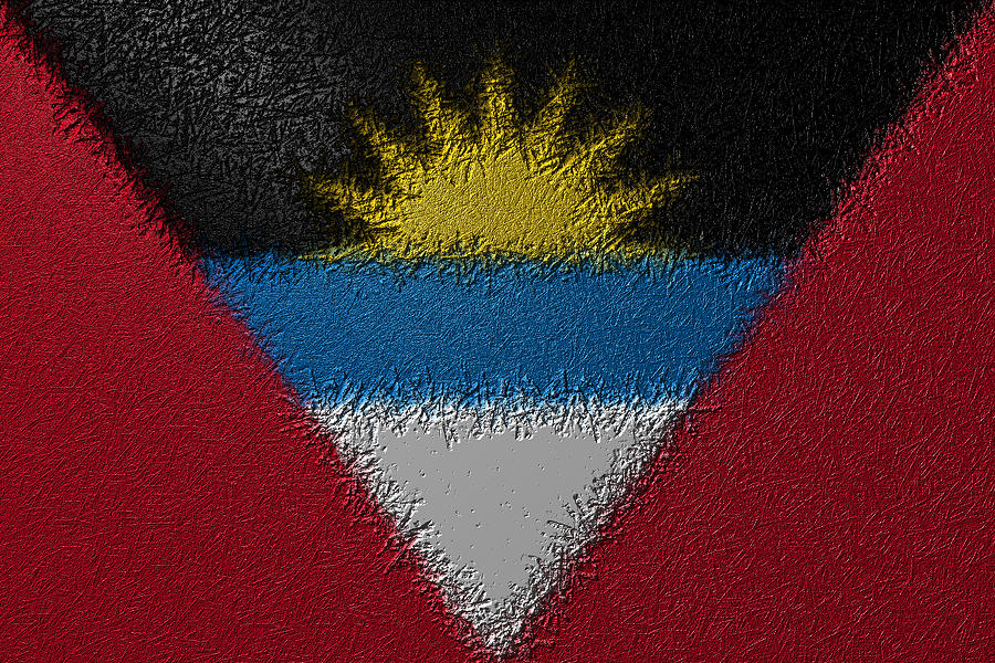 Flag of Antigua and Barbuda Digital Art by Jeff Iverson