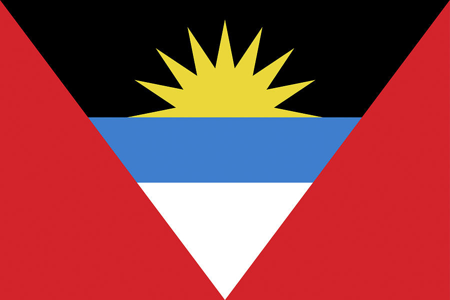 Flag of Antigua and Barbuda Digital Art by Roy Pedersen