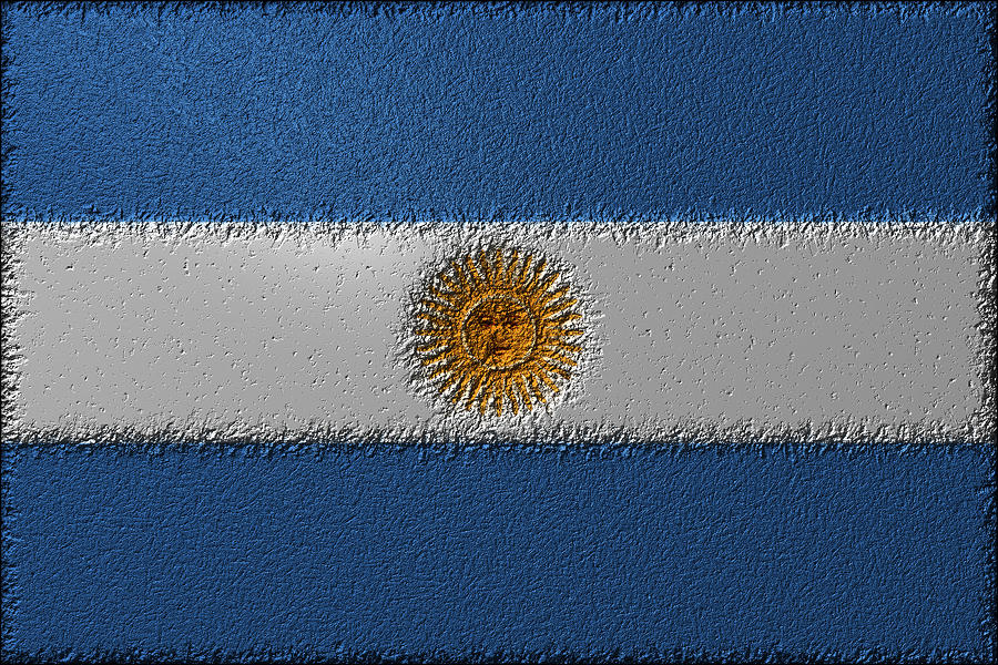 Flag of Argentina Digital Art by Jeff Iverson