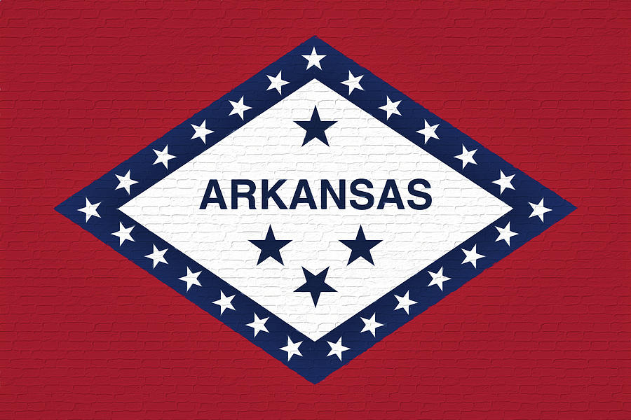 Flag of Arkansas Digital Art by Roy Pedersen
