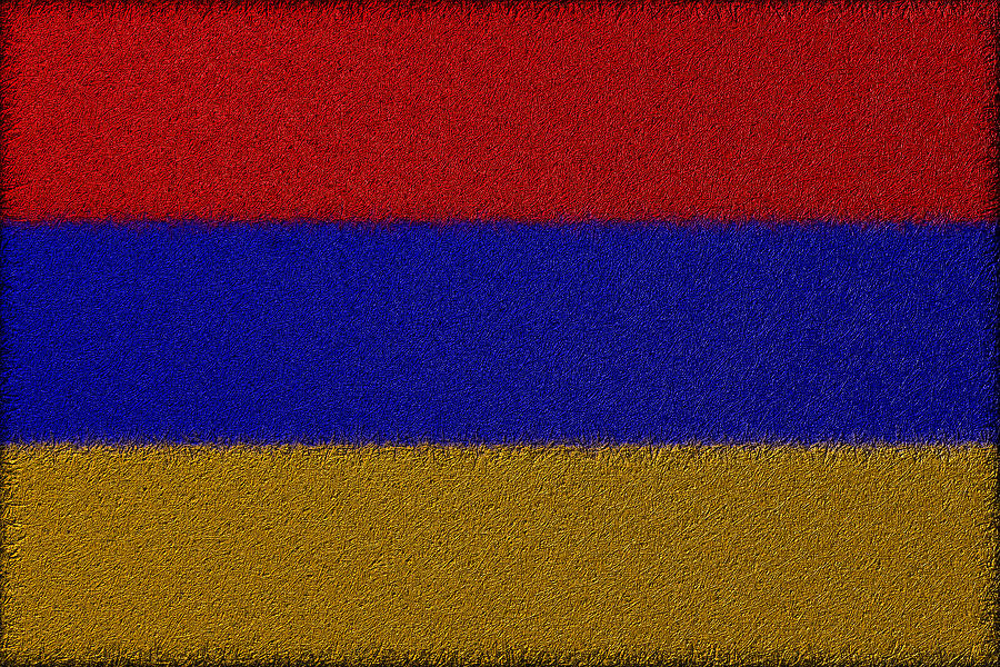Flag of Armenia Digital Art by Jeff Iverson