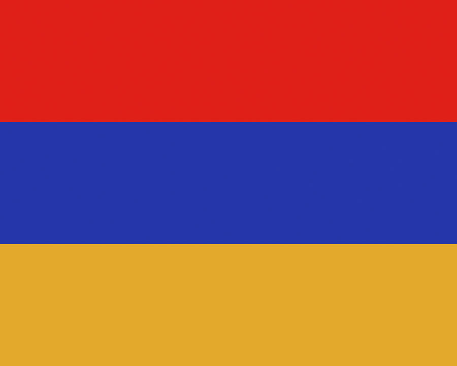 Flag Digital Art - Flag of Armenia by Roy Pedersen