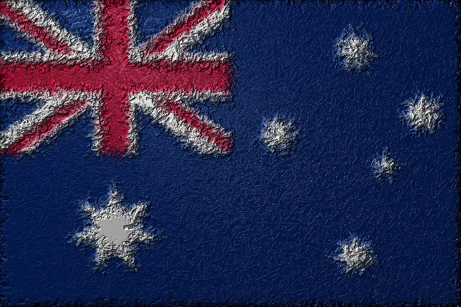 Flag of Australia Digital Art by Jeff Iverson