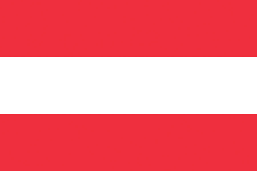 Flag of Austria Digital Art by Roy Pedersen