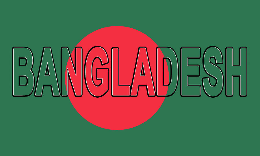 Flag of Bangladesh Word Digital Art by Roy Pedersen - Pixels