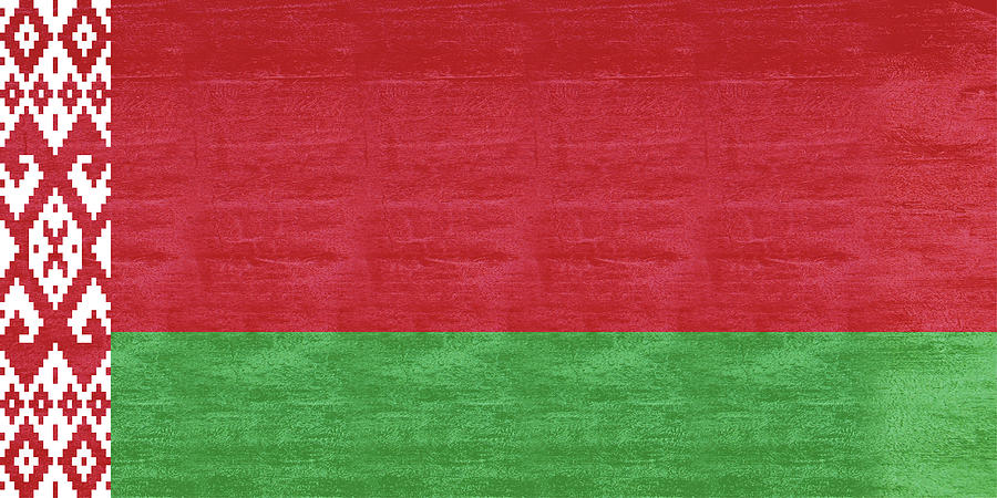 Flag of Belarus Grunge Digital Art by Roy Pedersen