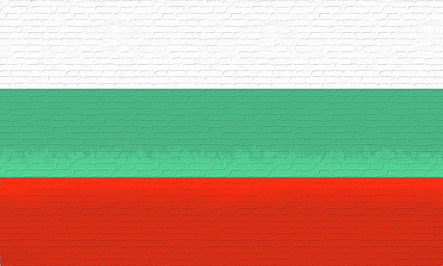 Flag of Bulgaria Graffiti Digital Art by Roy Pedersen