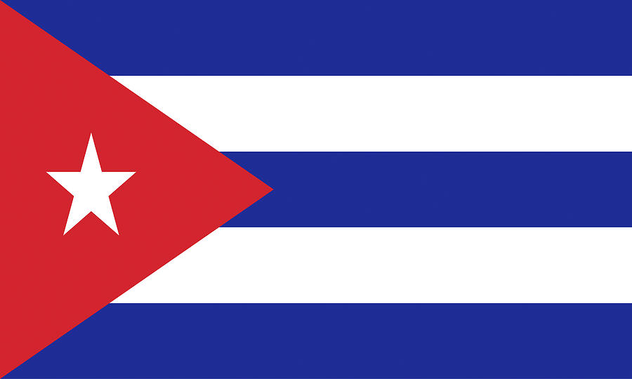 Flag of Cuba Digital Art by Roy Pedersen