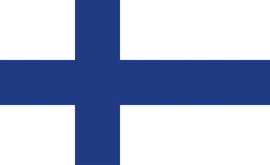 Flag of Finland Digital Art by Roy Pedersen