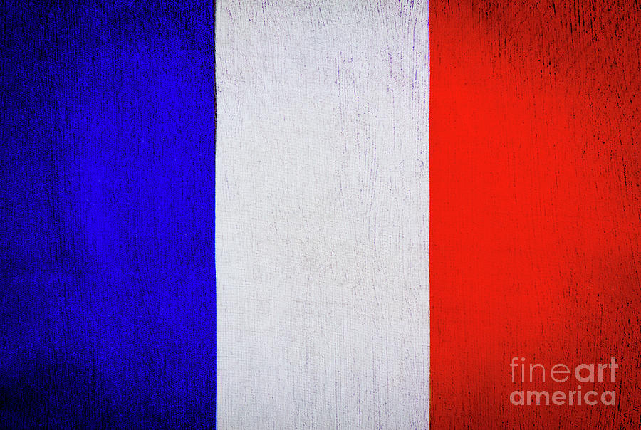 Flag of France Photograph by Anna Om