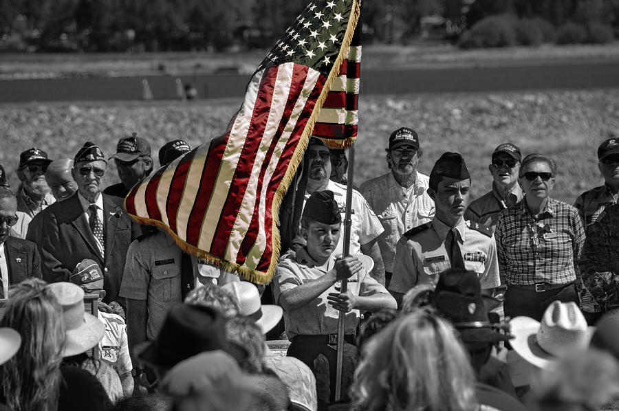 Flag of gold Photograph by Douglas Craig - Fine Art America