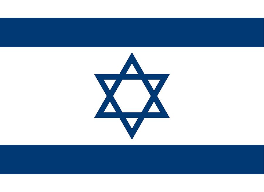 Flag of Israel Painting by Unknown