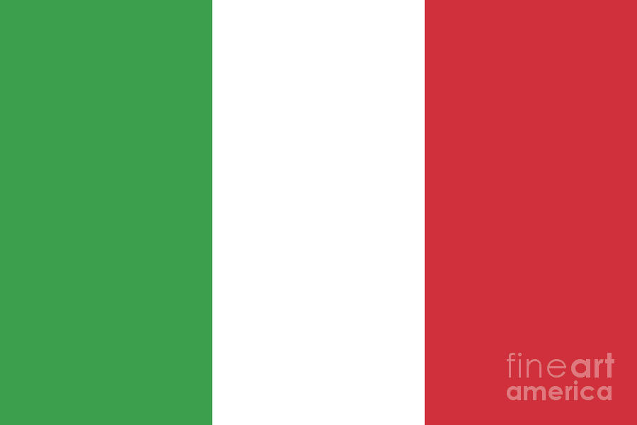 Italian Flag of Italy Digital Art by Sterling Gold