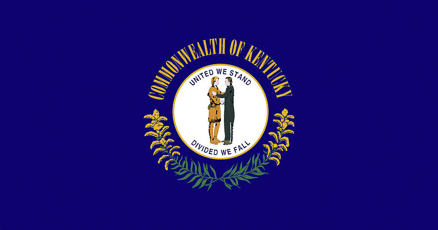 Flag of Kentucky Digital Art by Roy Pedersen