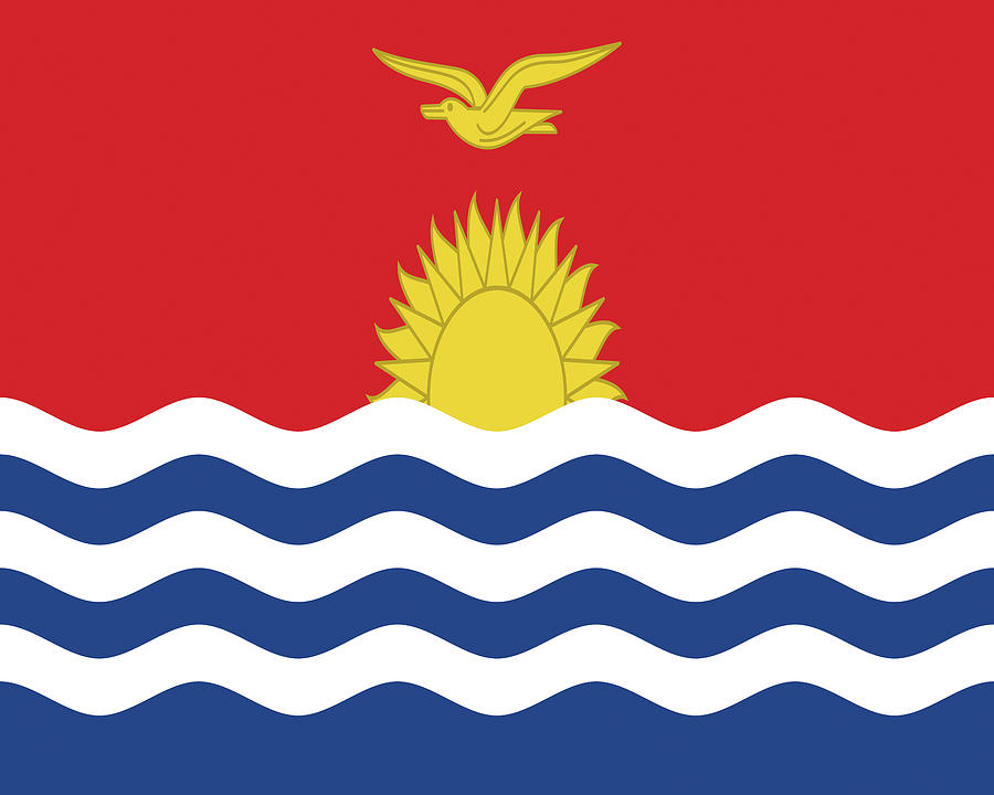 Flag of Kiribati Digital Art by Roy Pedersen