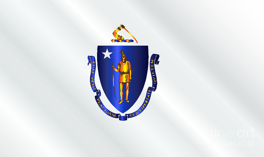 flag-of-massachusetts-gloss-digital-art-by-bigalbaloo-stock