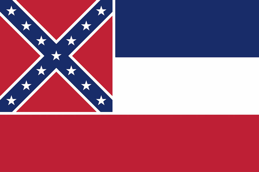 Flag of Mississippi Digital Art by Roy Pedersen
