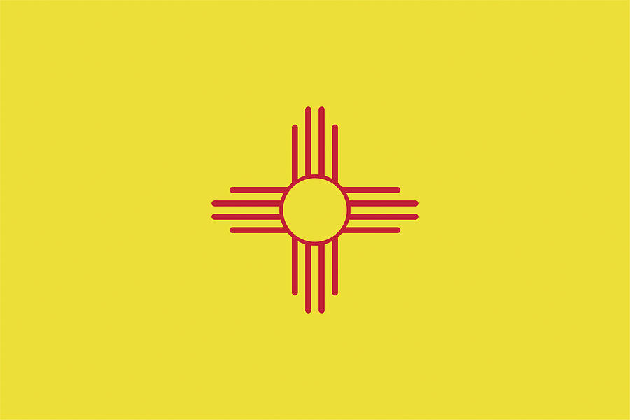 Flag of New Mexico Digital Art by Roy Pedersen