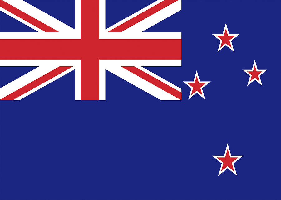 Kiwi Digital Art - Flag of New Zealand by Roy Pedersen