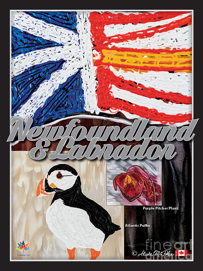 Flag of Newfoundland Labrador by Sheila McPhee Flag of Newfoundland Labrador by Sheila McPhee