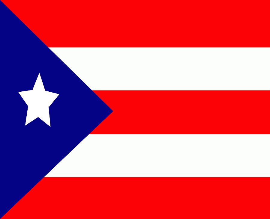 Flag Of Puerto Rico Digital Art By Artpics Fine Art America 