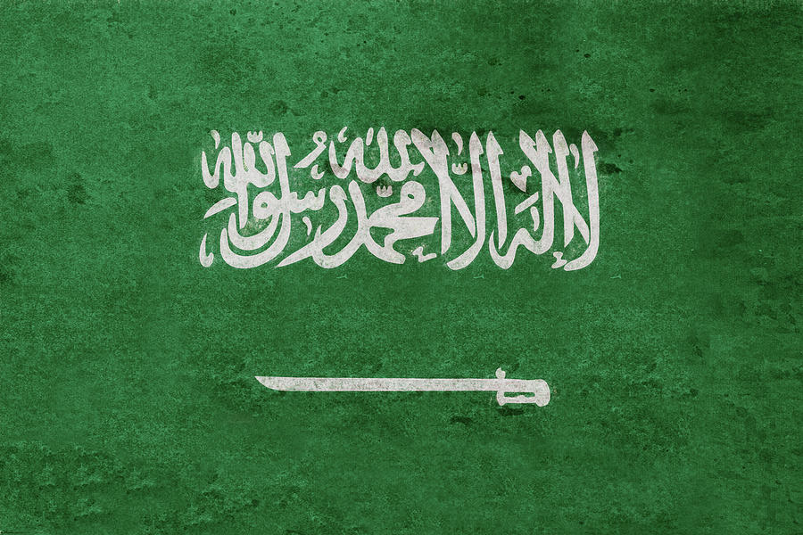 Flag of Saudi Arabia Grunge Digital Art by Roy Pedersen - Fine Art America