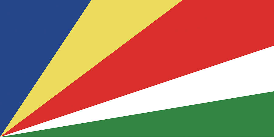 Flag of Seychelles Digital Art by Roy Pedersen