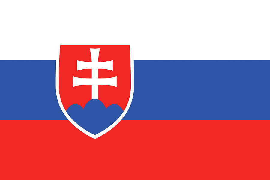 Flag of Slovakia Digital Art by Roy Pedersen