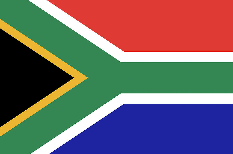 Flag of South Africa Digital Art by Roy Pedersen