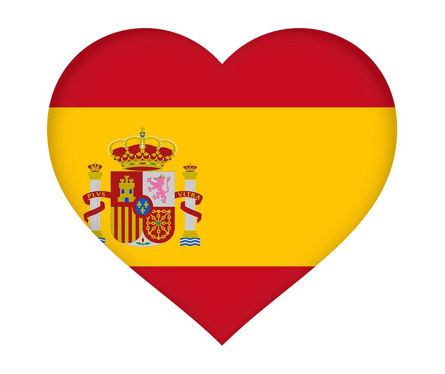 Flag Spanish-Catalan heart