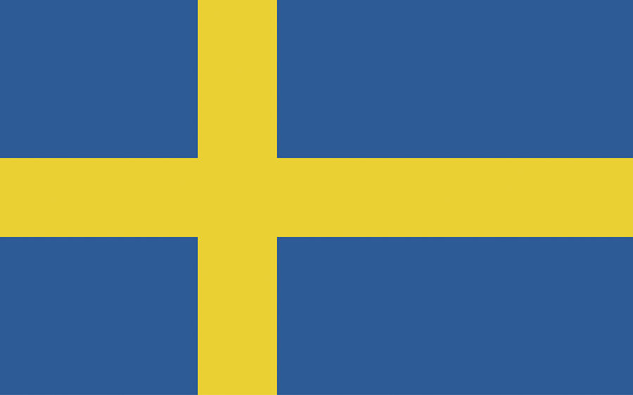 Flag Digital Art - Flag of Sweden by Roy Pedersen