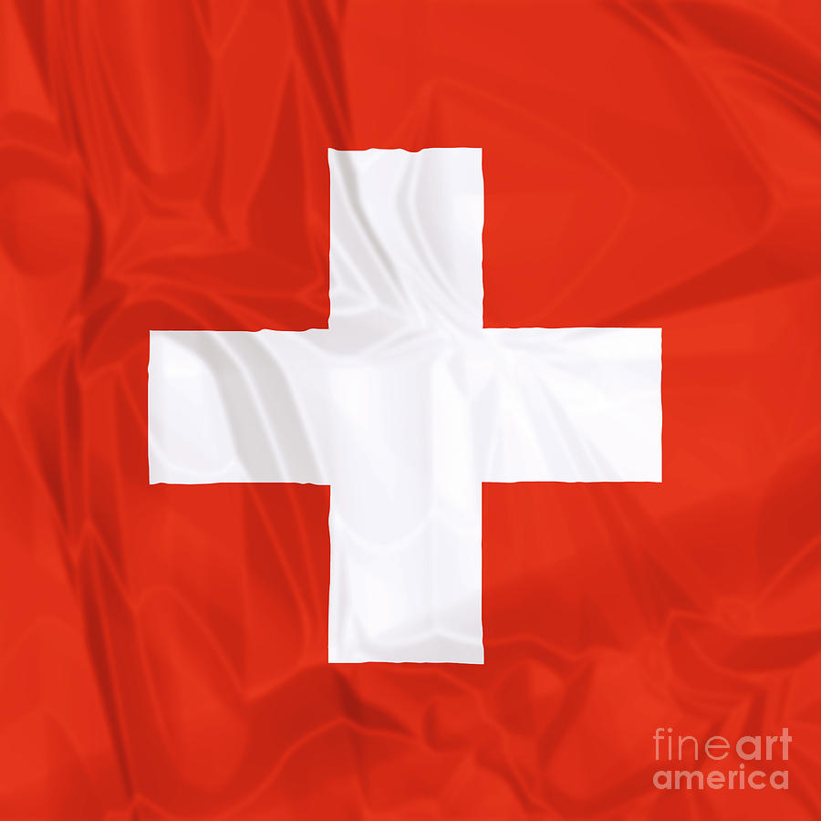Flag of Switzerland Photograph by Benny Marty