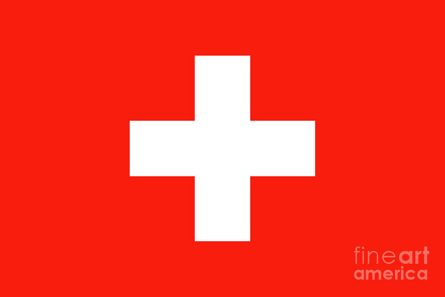 Swiss Flag of Switzerland Digital Art by Sterling Gold